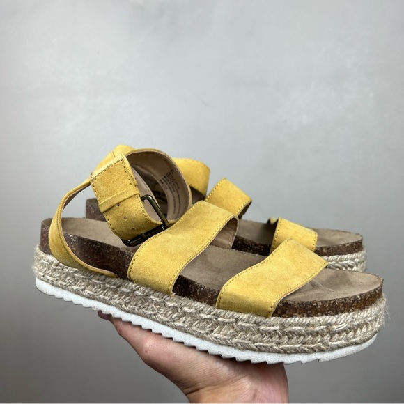 Yellow platform cheap sandals target
